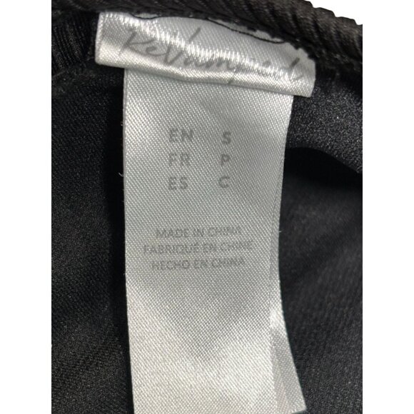 Black Ribbed Plunge Bralette With Adjustable Straps & Front Clasp - Size S - Picture 6 of 8